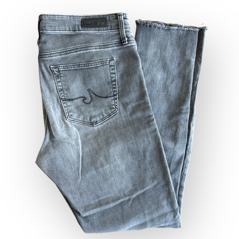 Adriano Goldschmied The High Rise Stevie Ankle Jeans in Washed Black, 28R